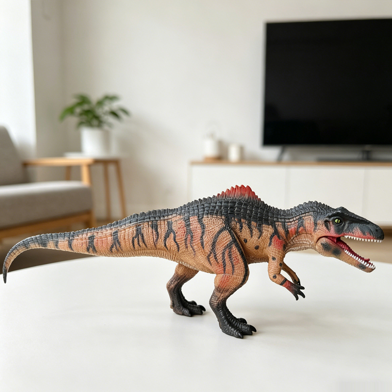 Kids Toys Xmas - Hareketli Çeneli Gerçekçi Giganotosaurus Dinozor Oyuncakları,