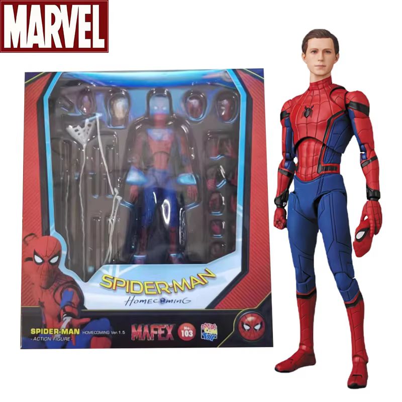 Kids Toys Return Gift - Mafex 103 Örümcek Adam Aksiyon Figürü