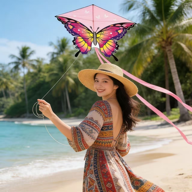 Kite Wind Outdoor - 140 cm Kelebek uçurtmalar çocuklar için