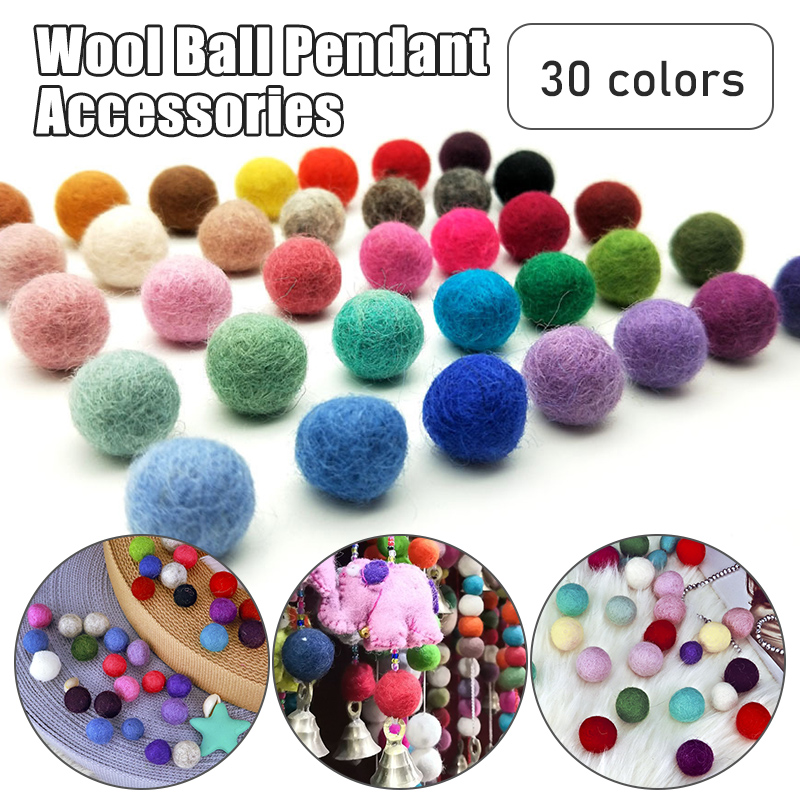 Kids Toys In Wholesale - 10/30 adet 2 cm Yün Keçe