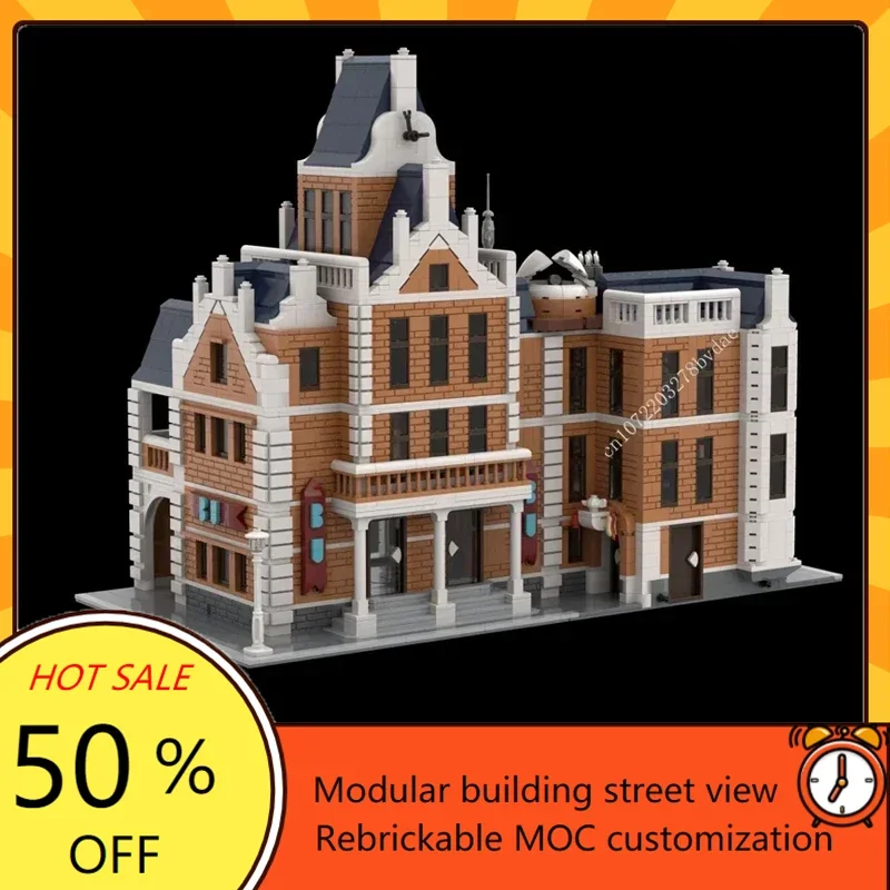 Kids Toys Xmas - 3998 adet özelleştirilmiş MOC modüler üniversite