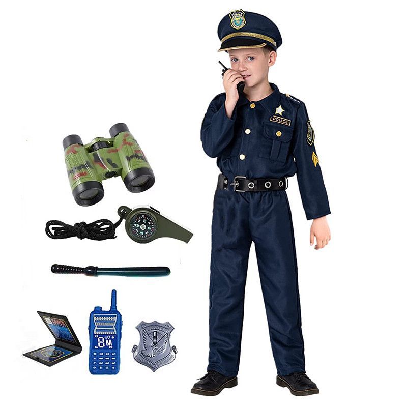 Sandbox Play Set - 3-12Y Sevimli Amerikan Çocuk Polis Memuru