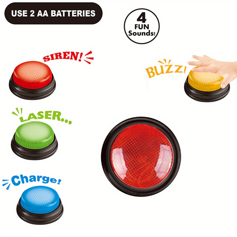 4 adet Işık ve Sesler Buzzer O - Kids Toys Return Gift incelemesi ve fiyatı