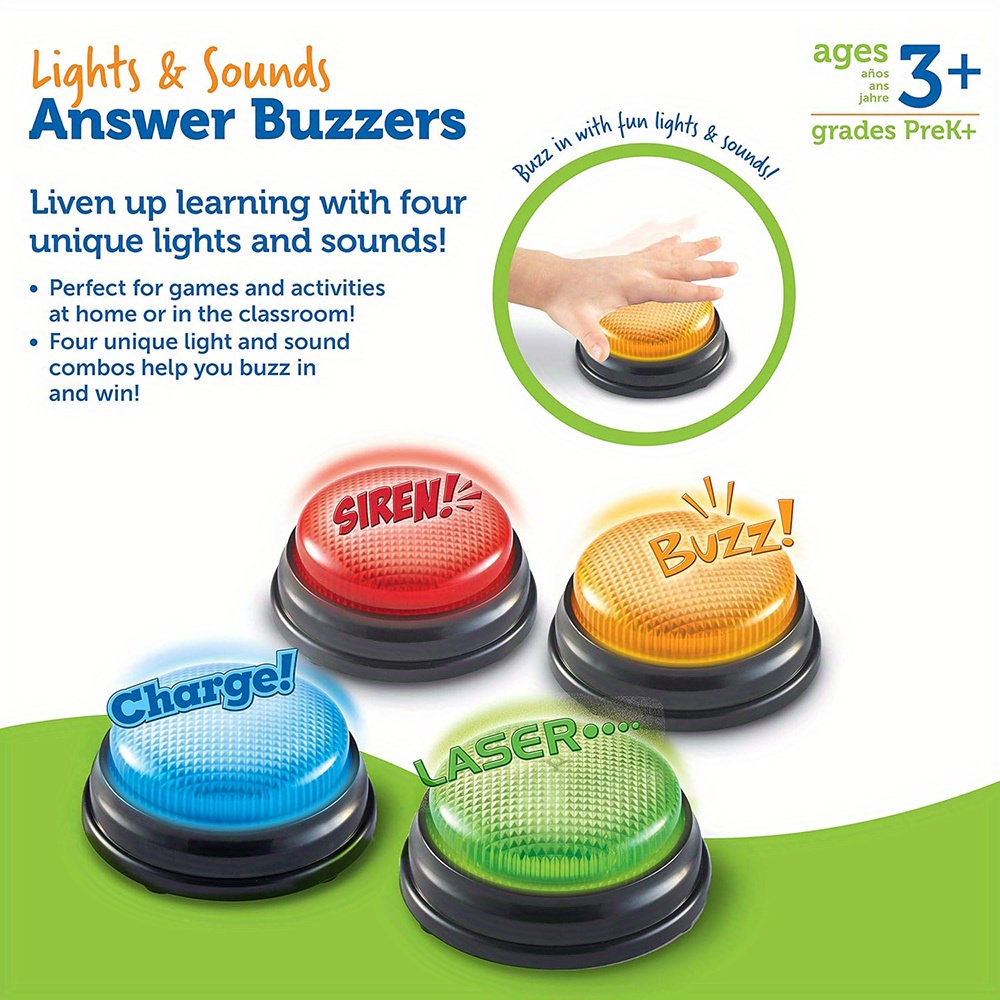 4 adet Işık ve Sesler Buzzer O - Kids Toys Return Gift incelemesi ve fiyatı