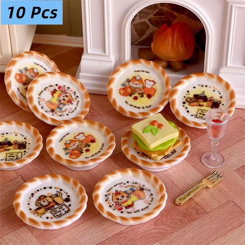 10 adet/takım Dollhouse Minyat - Kids Toys Return Gift incelemesi ve fiyatı