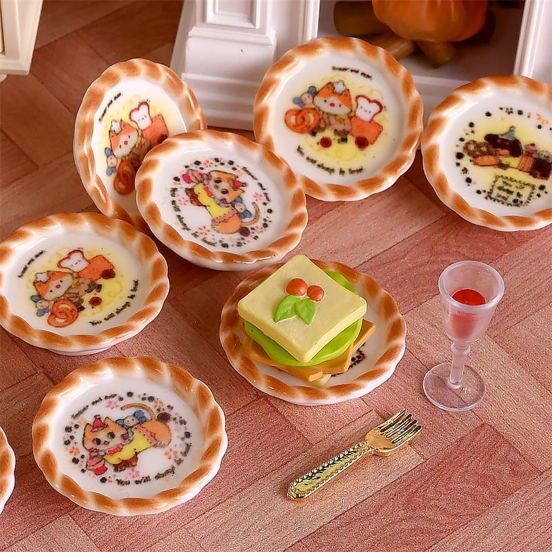 10 adet/takım Dollhouse Minyat - Kids Toys Return Gift incelemesi ve fiyatı