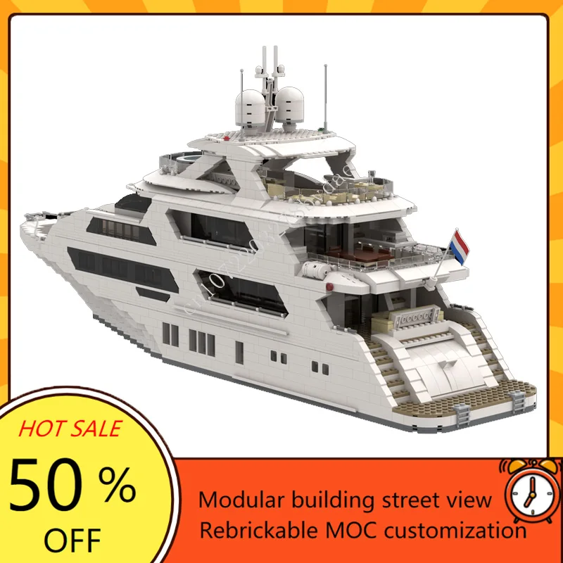 4657 adet özel MOC süper yat s - Kids Toys Xmas incelemesi ve fiyatı