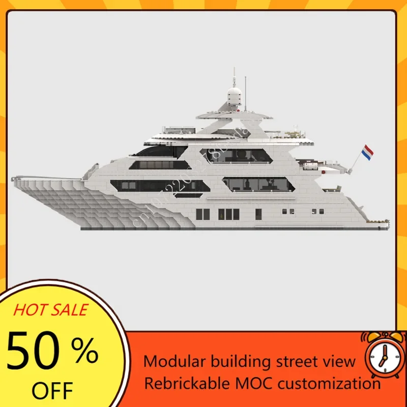 4657 adet özel MOC süper yat s - Kids Toys Xmas incelemesi ve fiyatı