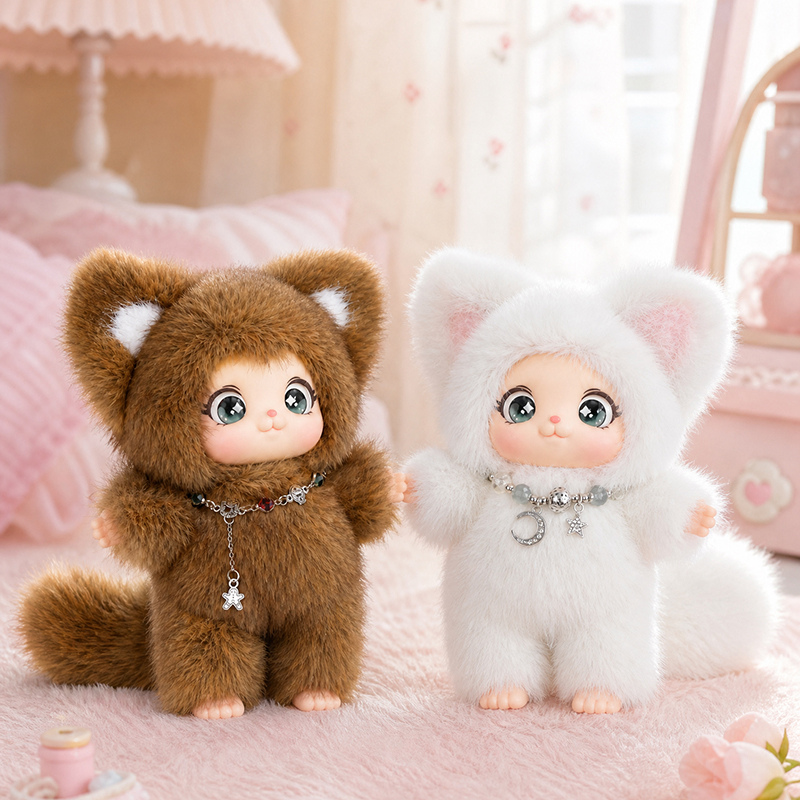 18cm Yeni Sevimli Aile Tilki P - Kids Toys Animal incelemesi ve fiyatı