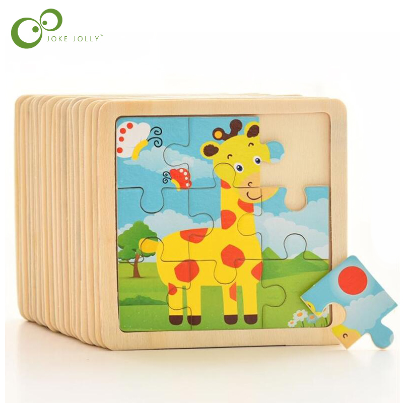 4 adet/grup 3D Ahşap Yapboz Bu - Kids Toys In Wholesale incelemesi ve fiyatı