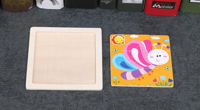 4 adet/grup 3D Ahşap Yapboz Bu - Kids Toys In Wholesale incelemesi ve fiyatı