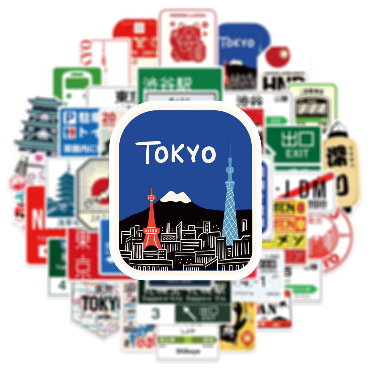 50 adet japon tarzı kentsel lo - Kids Toys Logo incelemesi ve fiyatı