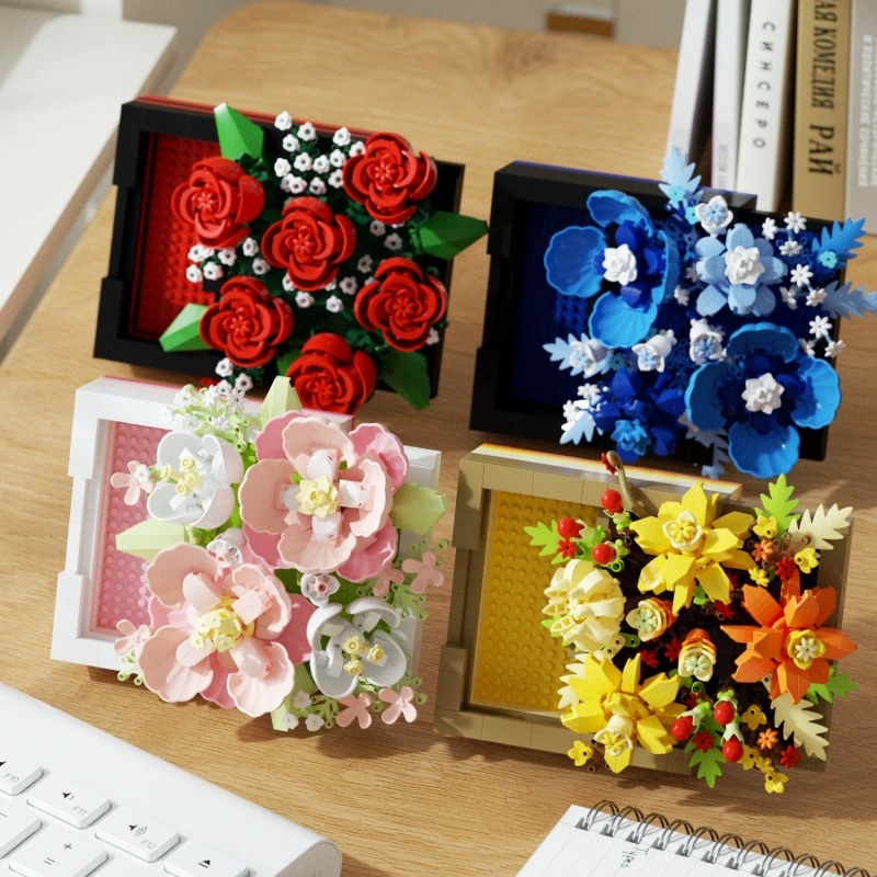 DIY 3D Ünlü Gül Hibiscus Ebedi - Kids Toys Exhibition incelemesi ve fiyatı