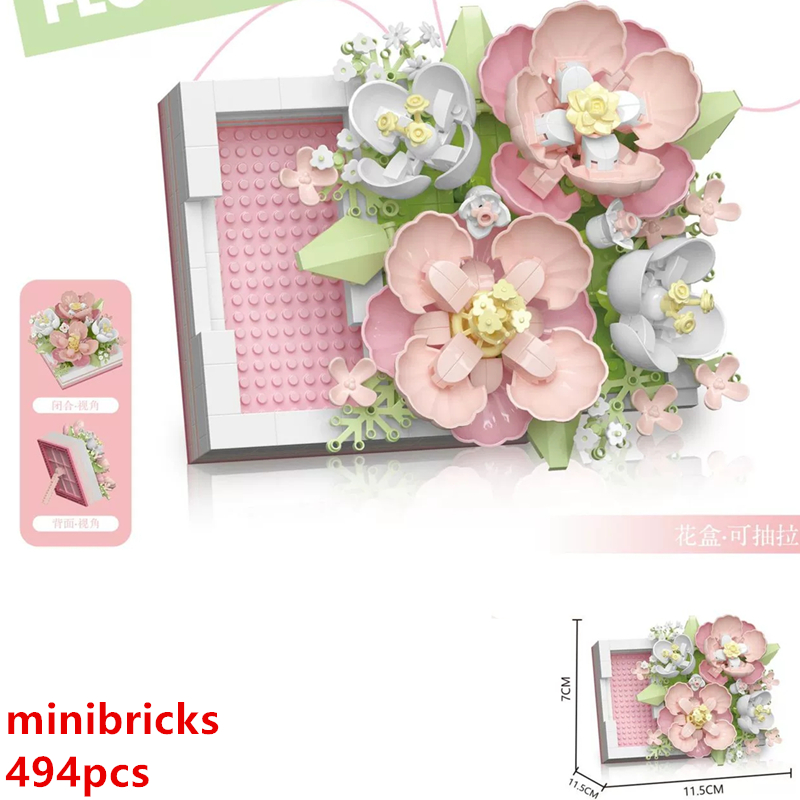 DIY 3D Ünlü Gül Hibiscus Ebedi - Kids Toys Exhibition incelemesi ve fiyatı