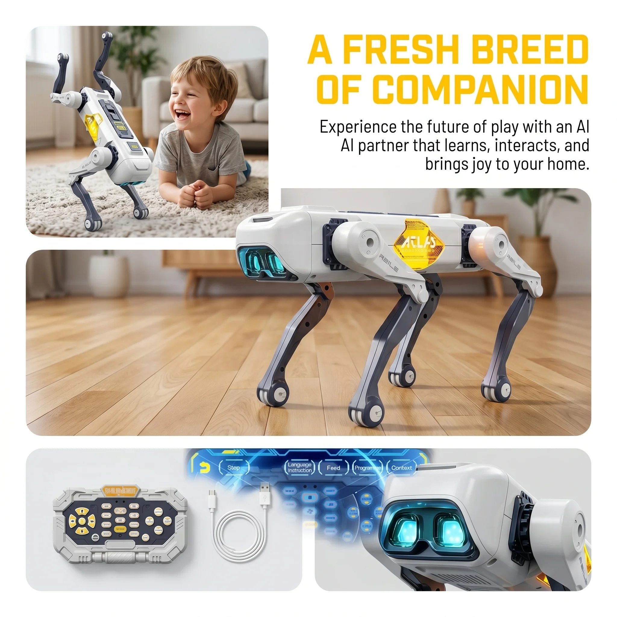 Yapay Zeka Akıllı Robot Köpek, - Kids Toys Animal incelemesi ve fiyatı