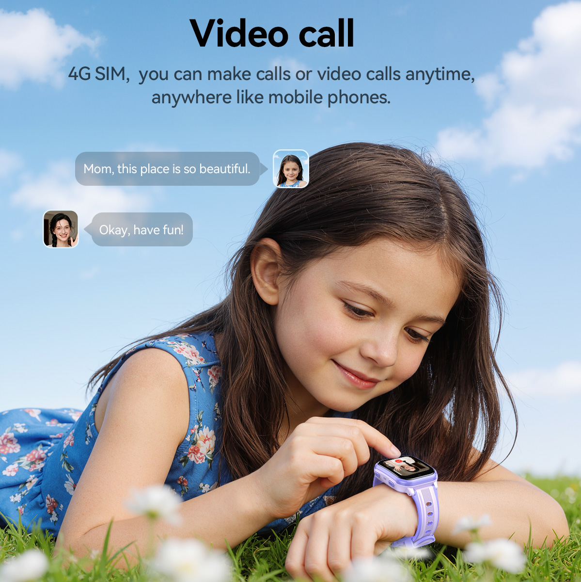 HOCO Y108 1.69 inç HD LCD Kavi - Kids Smartwatch Gps incelemesi ve fiyatı